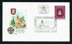 1974 - Austria - The 750th Anniversary of the City of Judenburg - FDC ( 2 scans)