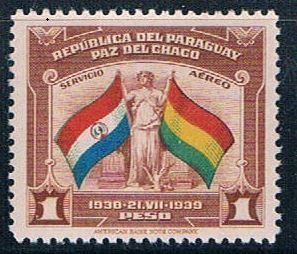 Paraguay Flags 1 - pickastamp (PP8R604)