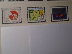 Germany  DDR   #  B173 /1490/1493  MNH