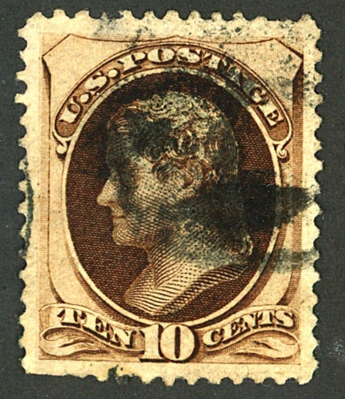 U.S. #161 USED THIN CREASE