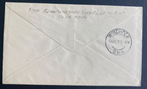 1931 Rehoboth South West Africa First Flight Airmail Cover FFC To Windhoek
