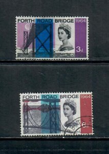 G.B 1964 COMMEMORATIVE SET, FORTH BRIDGE ISSUE, USED h 070421