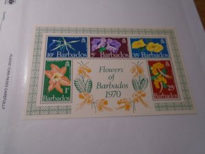 Barbados  #  352a  MNH   Flowers