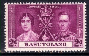 Basutoland 1937 KGV1 2d Bright Purple Coronation Umm SG 16 ( K41 )