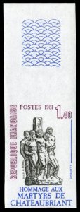 France, 1950-Present #1782 (YT 2177) Cat€15, 1981 Martyrs of Chateaubriant,...