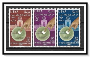 Libya #240-242 International Fair Complete Set MNH