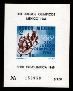 Mexico C311a Mint NH S/S Olympics!