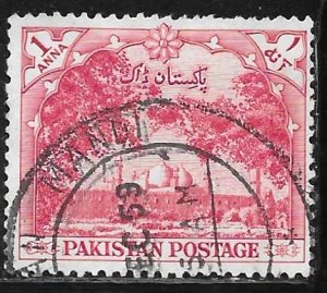 Pakistan 68: 1a  Badshahi Masjid, used, F-VF