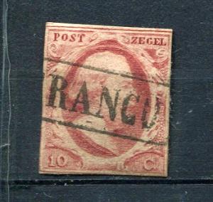 Netherlands 1852 Sc 2 Imperf sed 7102