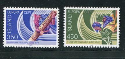 Iceland #554-5 MNH Europa - Make Me An Offer