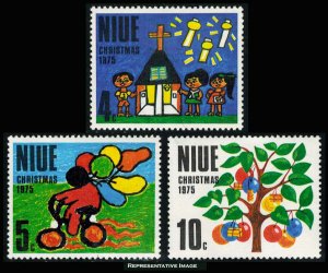 Niue Scott 174-176 Mint never hinged.