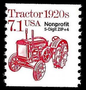 # 2127b MINT NEVER HINGED PRE-CANS. TRACTOR