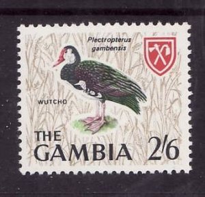 Gambia-Sc#224-unused NH 2sh6p Spur-winged Goose-Birds-id4-1966-