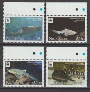 TONGA/NIUAFO'OU 2012 WWF SG 348/51 MNH