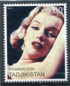 Tajikistan 2001 MARILYN MONROE 1 value Perforated Mint (NH)