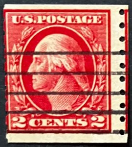 US 413 used coil stamp perf 8.5 vertically
