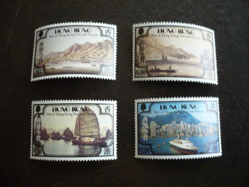 Stamps - Hong Kong - Scott# 380-383 - Mint Never Hinged Set of 4 Stamps