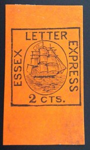 Scott#65L Local - L141 Design  - Forgery A - Essex Letter Express, NY