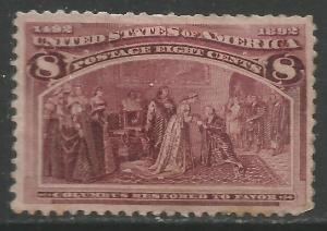 UNITED STATES 236 MNG COLUMBUS 1893 249C