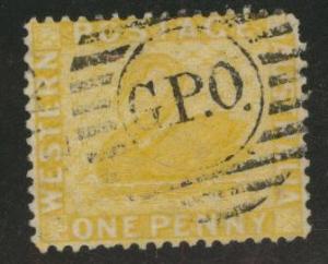 Western Australia Scott 49 Used Swan Bird