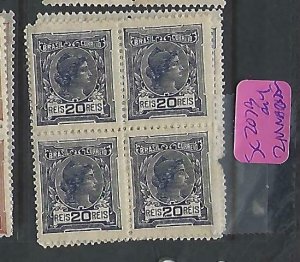 BRAZIL (PP1110B)   20R  SC 207B        BL OF 4   , 2  MOG 