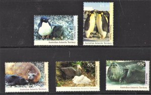 AUSTRALIAN ANTARCTIC TERRITORY Sc L83-L86 1992 Issues MNH Penguin Seal More