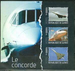 GUINEA 2014 THE CONCORDE  SHEET  MINT NH