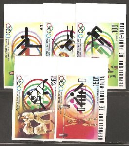 Burkina Faso SC 387-9,C228-9 IMPERF MNH