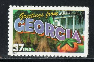 3705 * GEORGIA GREETINGS  * U.S. Postage Stamp  MNH