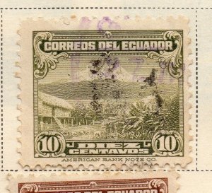 Ecuador 1934 Early Issue Fine Used 10c. 170260