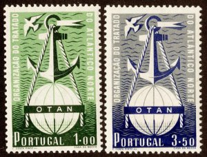 Portugal Scott 747-748 Mint never hinged.