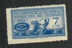 Uruguay; Scott 580; 1949; Used