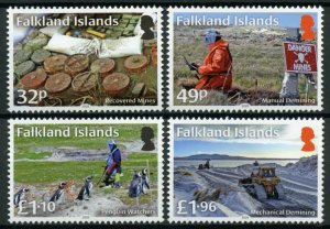 Falkland Islands Military & War Stamps 2020 MNH Demining Penguins Birds 4v Set