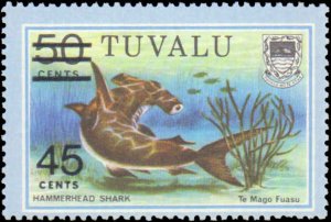 Tuvalu #150, Complete Set, 1981, Marine Life, Never Hinged