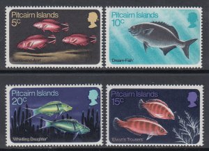 Pitcairn Islands 114-117 Fish MNH VF