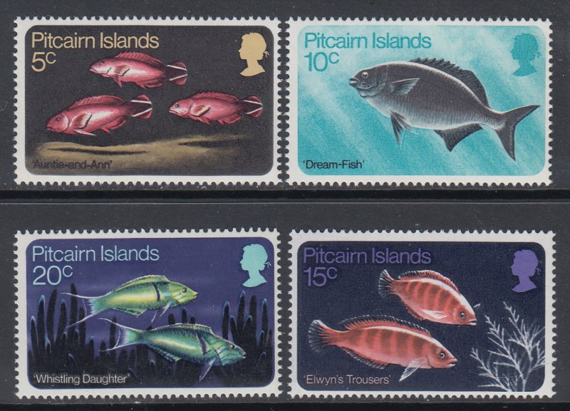 Pitcairn Islands 114-117 Fish MNH VF