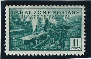 Canal Zone Scott #128  Mint 11c  25th Anniversary 2019 CV $11.00