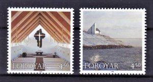 1998 FAROE ISLANDS - SG:349/350 - CHRISTMAS - UNMOUNTED MINT 
