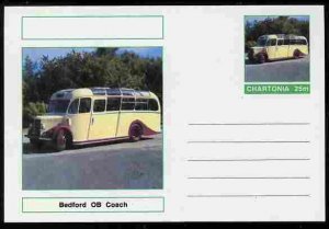 CHARTONIA, Fantasy - Bedford OB Coach - Postal Stationery Card...