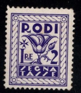 ITALY Offices in Rhodes, Rodi Scott J9 MNH** Postage Due stamp