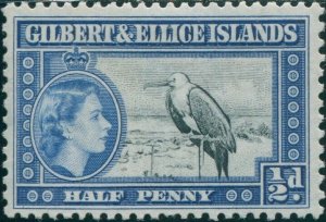 Gilbert & Ellice Islands 1956 SG64 ½d Great Frigate Bird QEII MNH