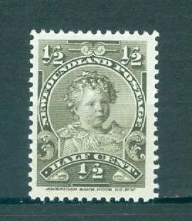 NEWFOUNDLAND 1897 EDW.VIII #78 MINT NO THINS...$4.00