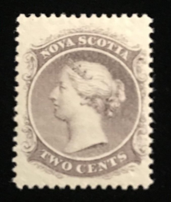 Nova Scotia Scott #9, Mint Hinged, O.G. VF Centering