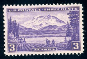 US Stamp #800 Alaska 3c - PSE Cert - XF-Sup 95 - MNH - SMQ $35.00