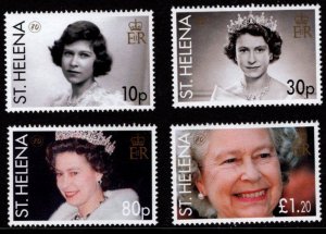 St. Helena - MNH - 2006 - Queen Elizabeth 80th Birthday - Scott # 898 - 901