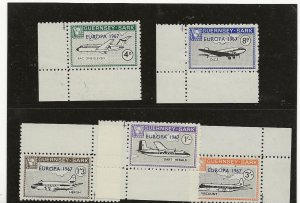 GB Local SARK  Commodore 1967  Europa set of 5  Ref SC107-11    MNH