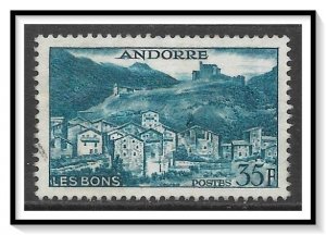 Andorra French #137 Village Of Les Bons Used