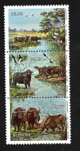 Brazil 1984 - MNH - Strip - Scott #1942