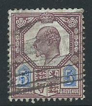 GB Edward VII SG 242 FU shade