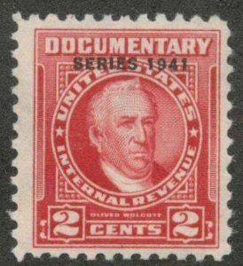 R312 Mint  VF NH Documentary